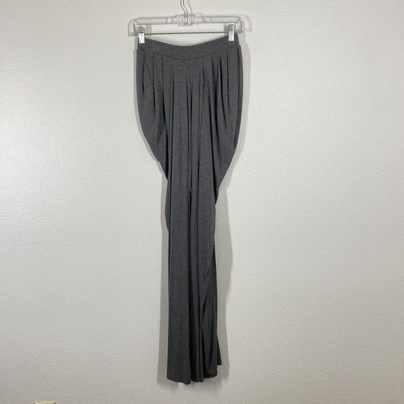 Free People Beach Womens Waterfall Harem Pants Size Small Gray Charcoal Draped - Picture 6 of 11